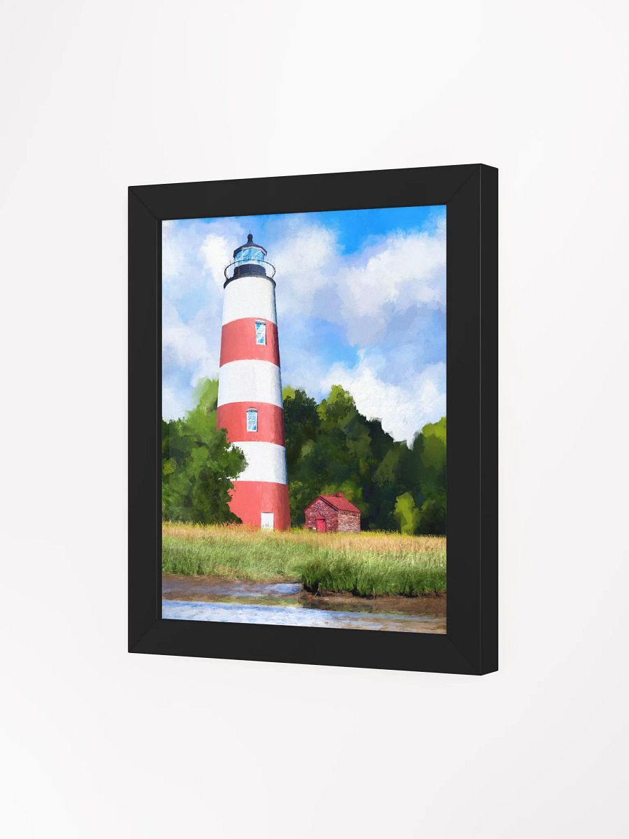 Sapelo Island Lighthouse – Georgia Coast Framed Poster product image (53)