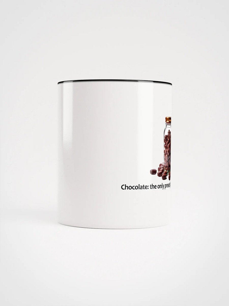 Chocolate: the only prescription you’ll ever need! COLORED MUG product image (5)