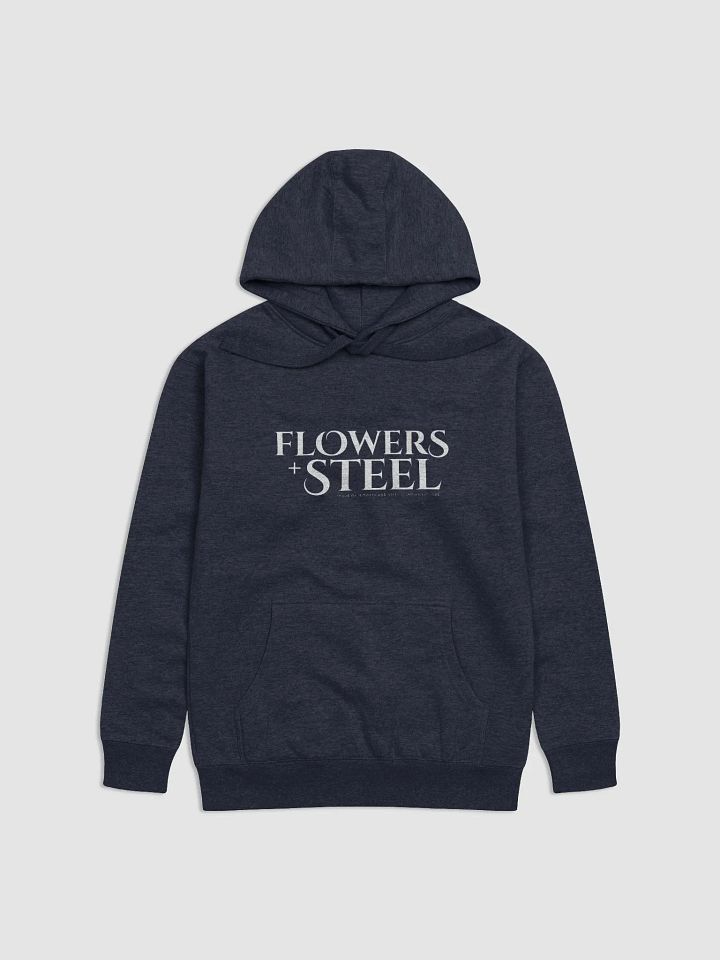 'Flowers + Steel' Unisex Hoodie product image (1)