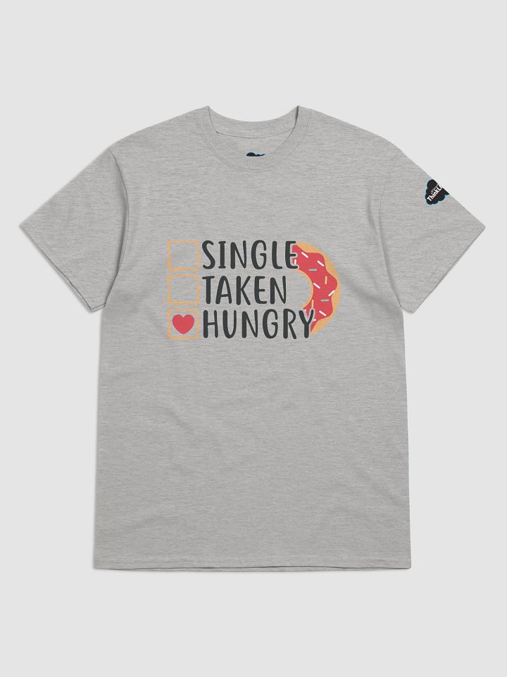 Single. Taken. Hungry. (Donut Edition) – Light Tee product image (3)
