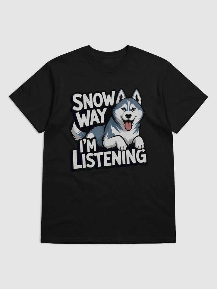 Cheerful Husky Graphic Tee product image (7)