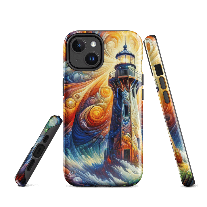 Luminous Lighthouse iPhone® MagSafe® Compatible Tough Case product image (2)