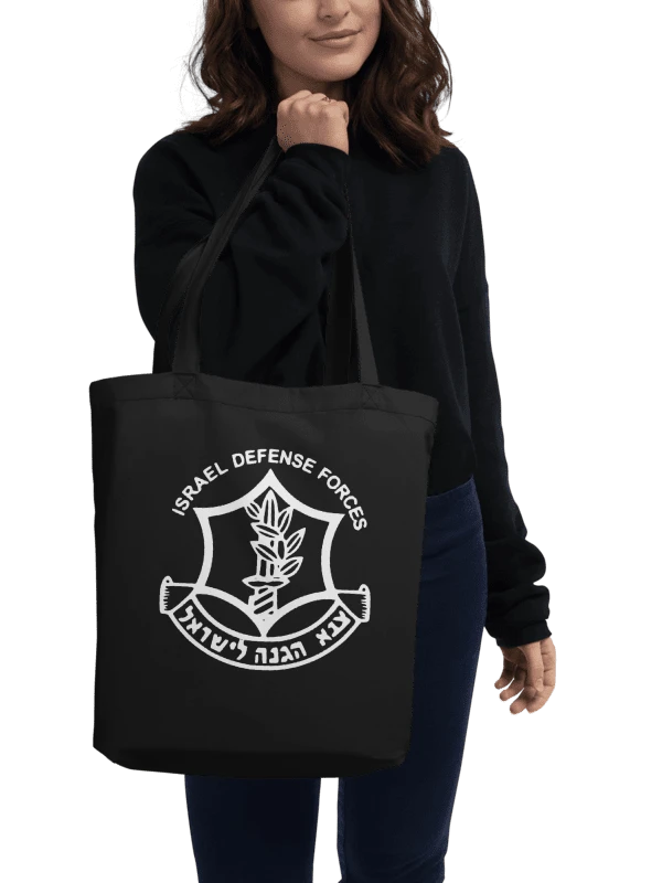 IDF Logo Organic Tote Bag product image (1)