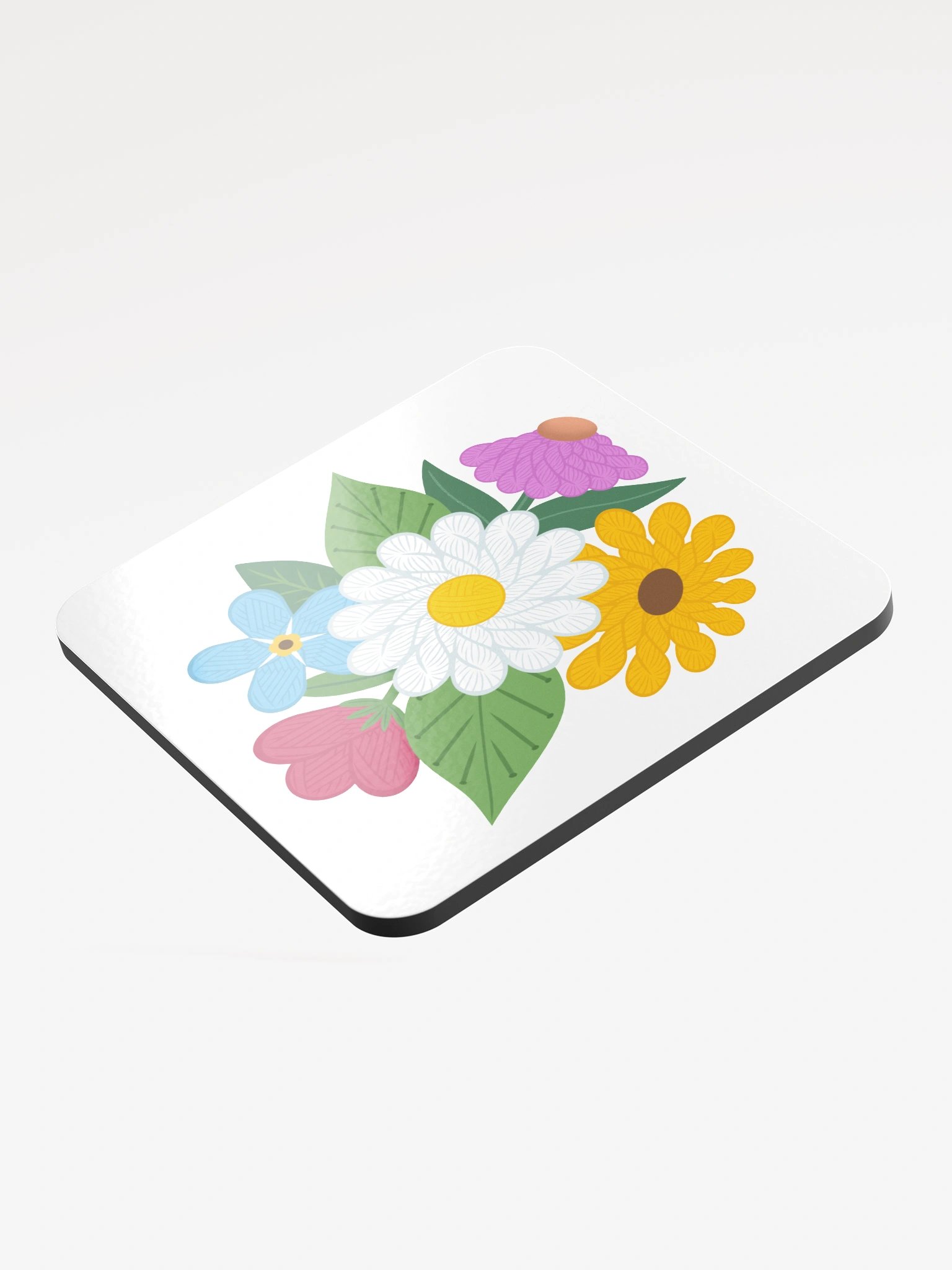 Floral Yarn Coaster - Knitting product image (3)