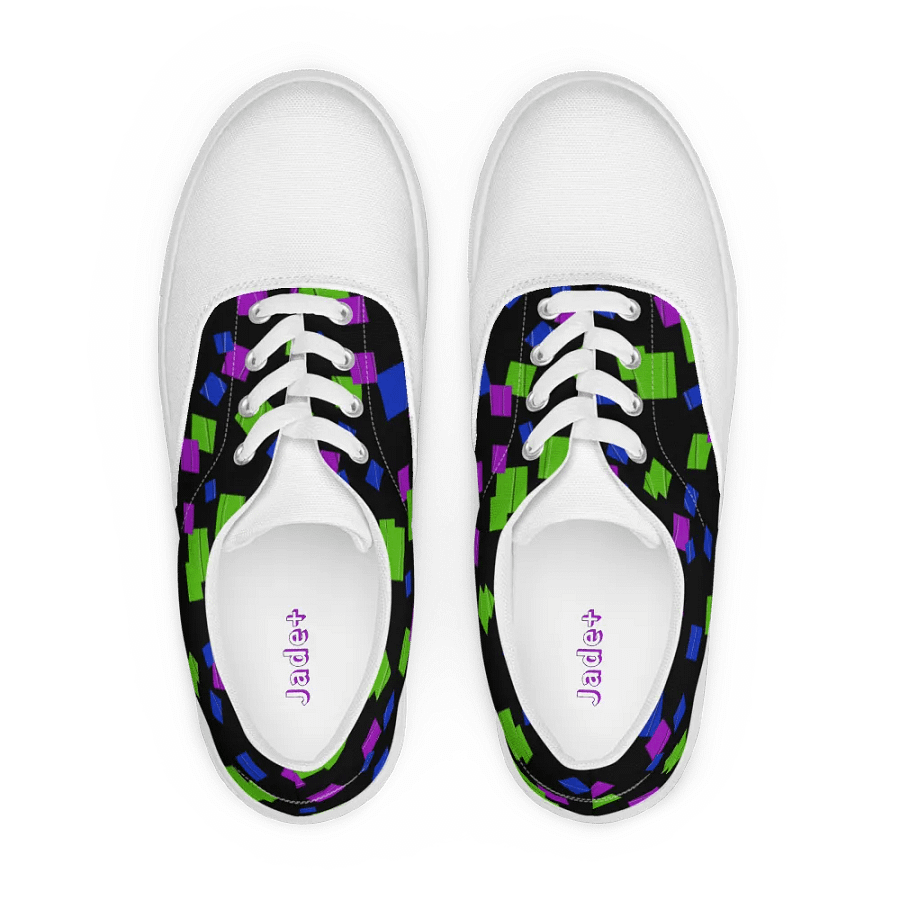 Glitchy Canvas Shoes product image (1)