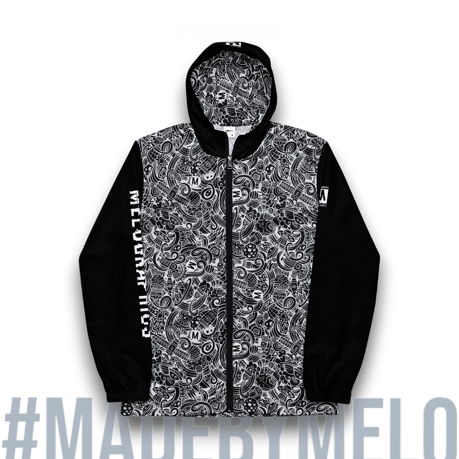 Dark Space Scribble - Ultimate Windbreaker Jacket | #MadeByMELO product image (5)