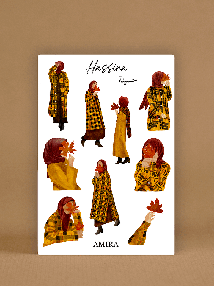 Planche à sticker - Hassina product image (1)
