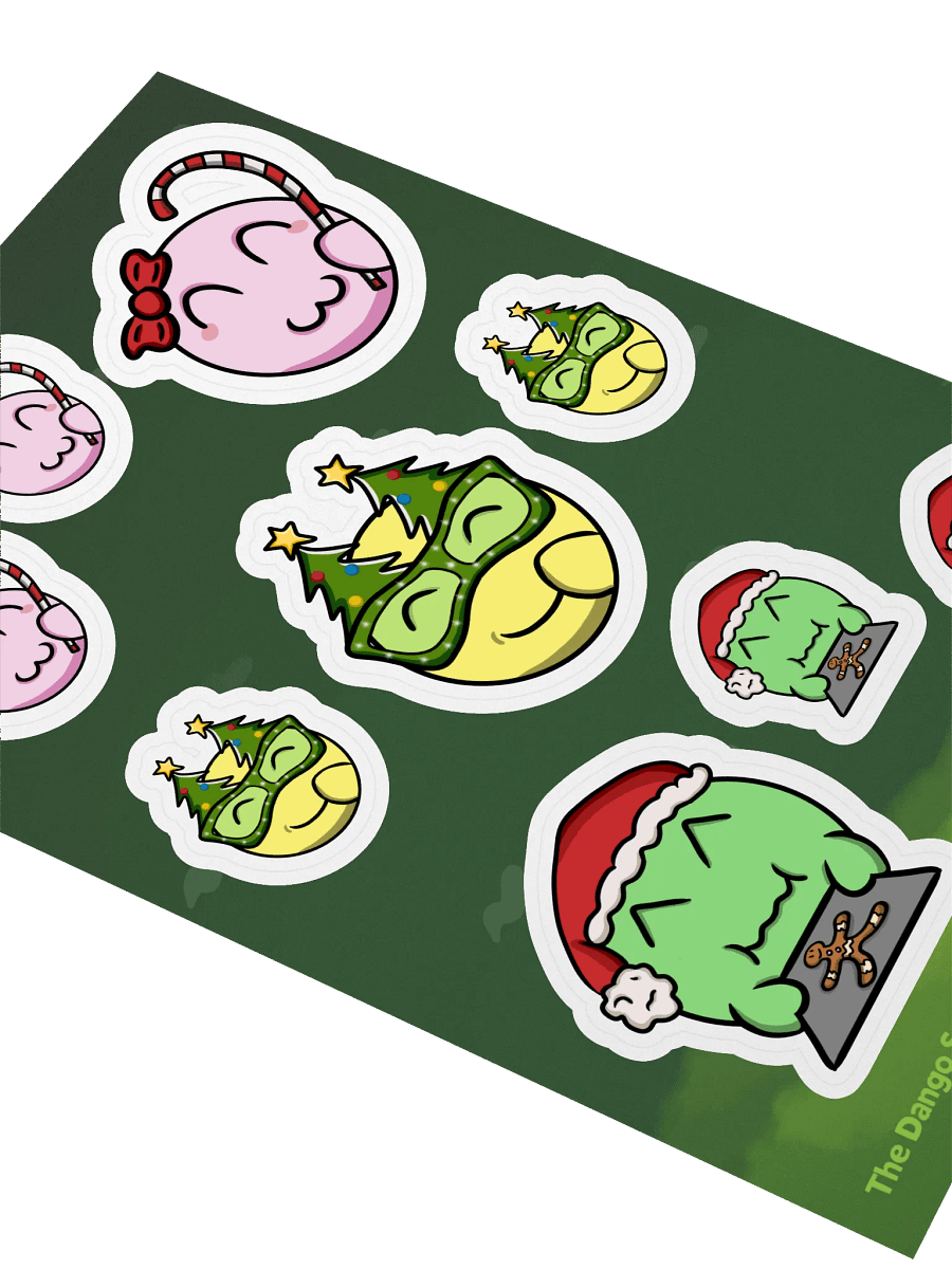 Dango Xmas Set - Kiss Cut Sticker Sheet product image (3)