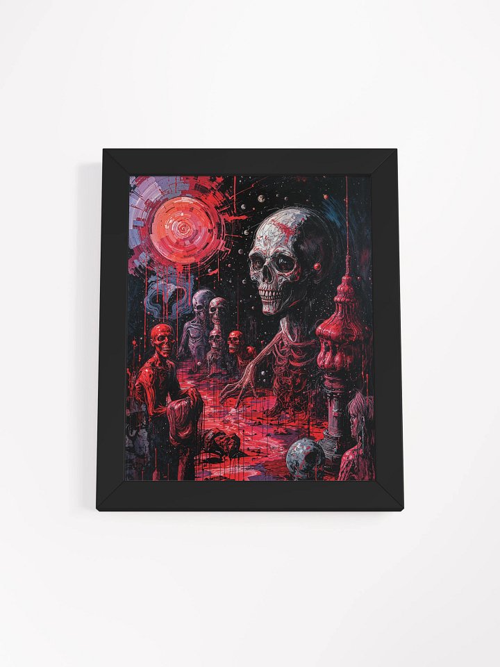 Red Orbit of the Damned Framed Print product image (1)
