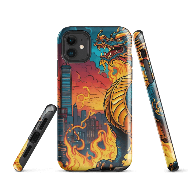 Mythical Dragon Fire Tough iPhone® Case