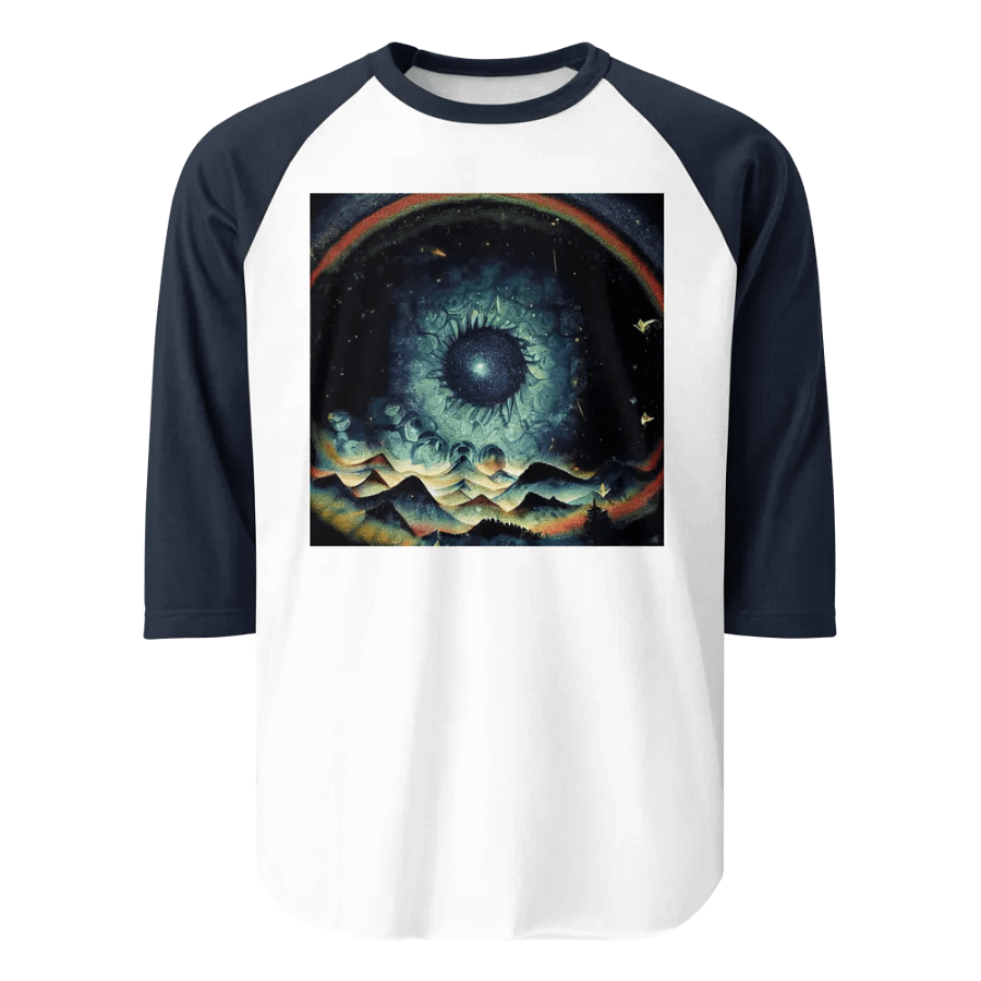 Cosmic Eye Unisex Raglan Tee product image (1)