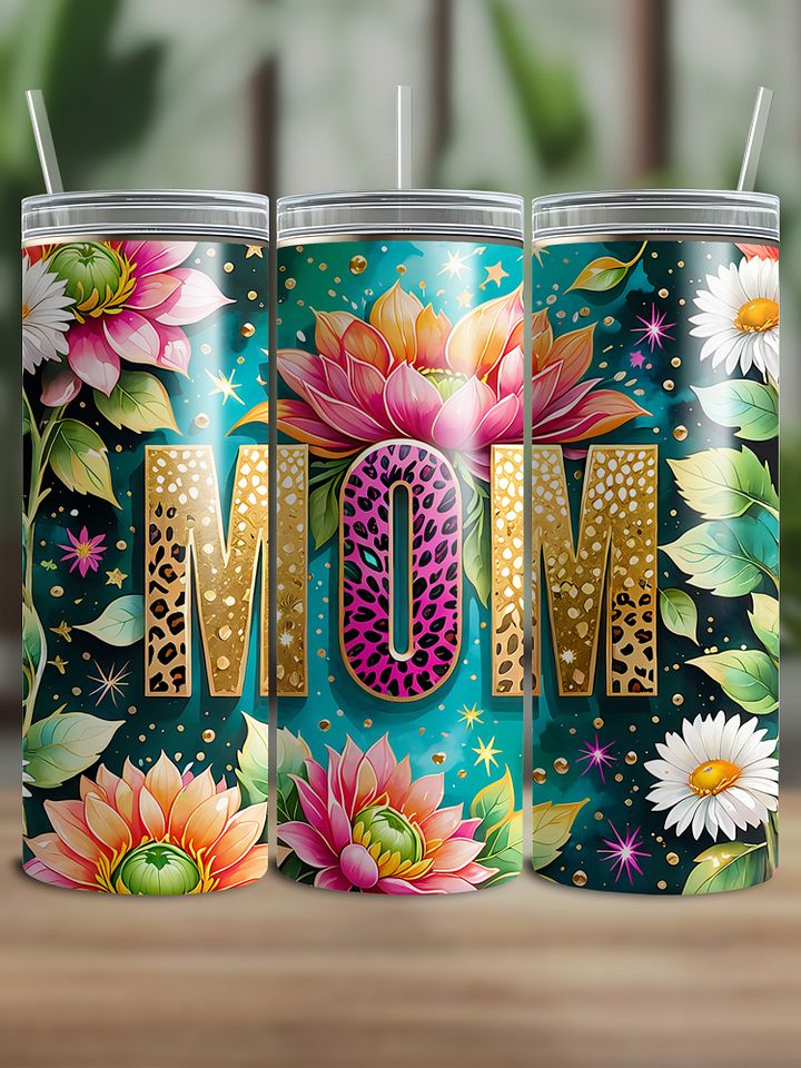 Floral Mom Tumbler Wrap product image (1)