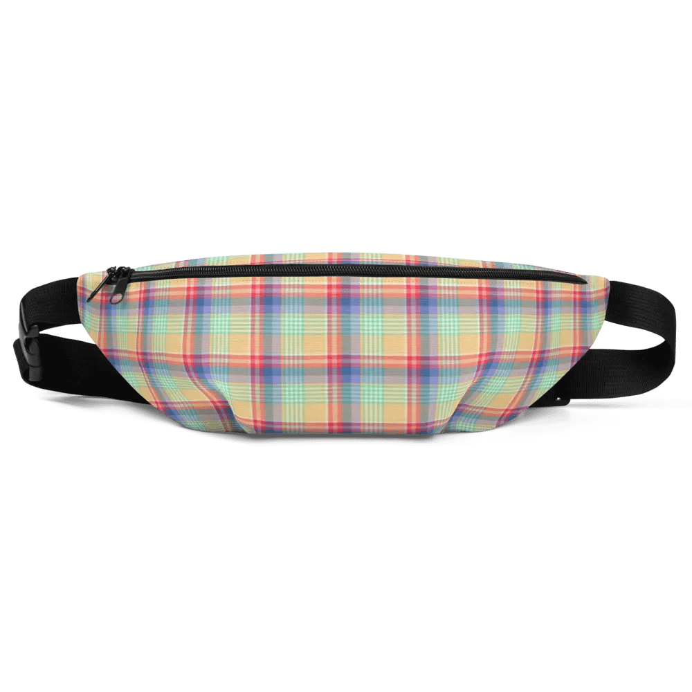 Bright Pastel Plaid Fanny Pack product image (2)