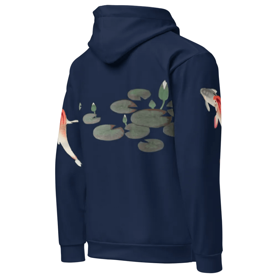 Common and Golden Carp All-Over Print Recycled Unisex Hoodie product image (9)