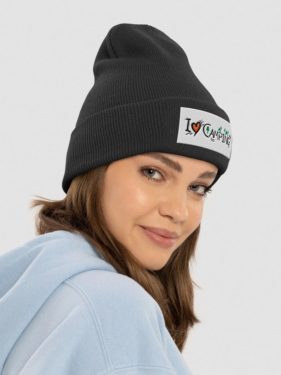 I Love Camping Embroidered Winter Cap #2 product image (2)