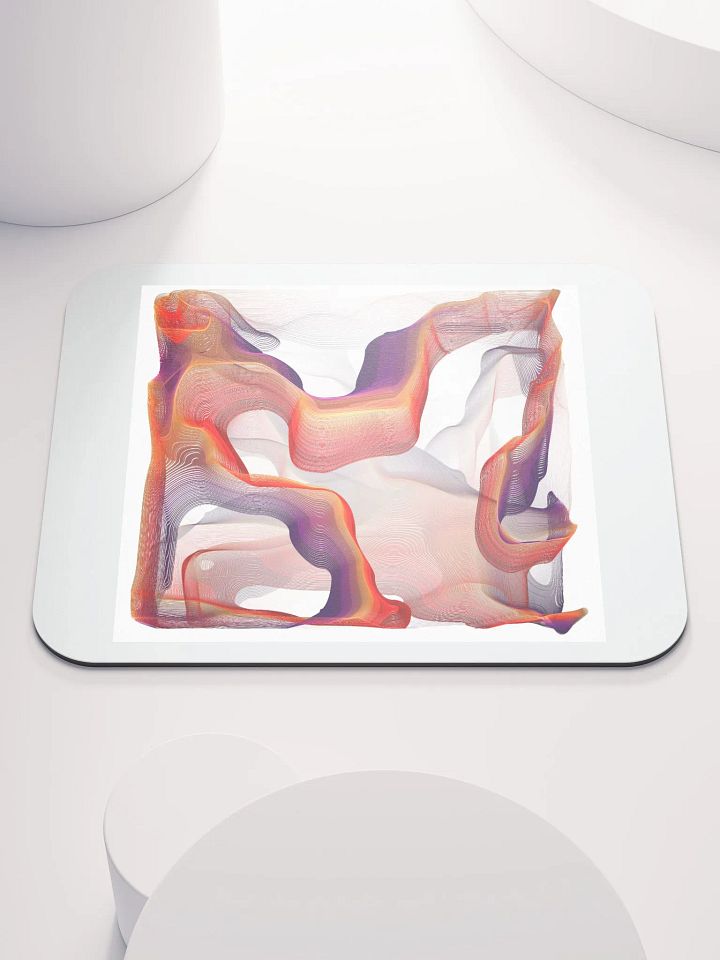 The Path Of The Warrior Algorithmic Art mouse pad product image (1)