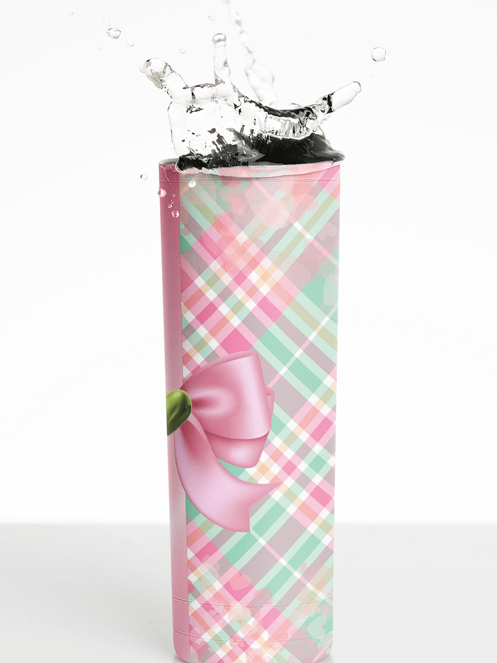 Plaid Sweetie Skinny Tumbler Wrap product image (2)