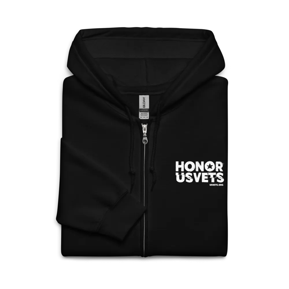 HONORUSVETS Zip Up Hoodie product image (4)