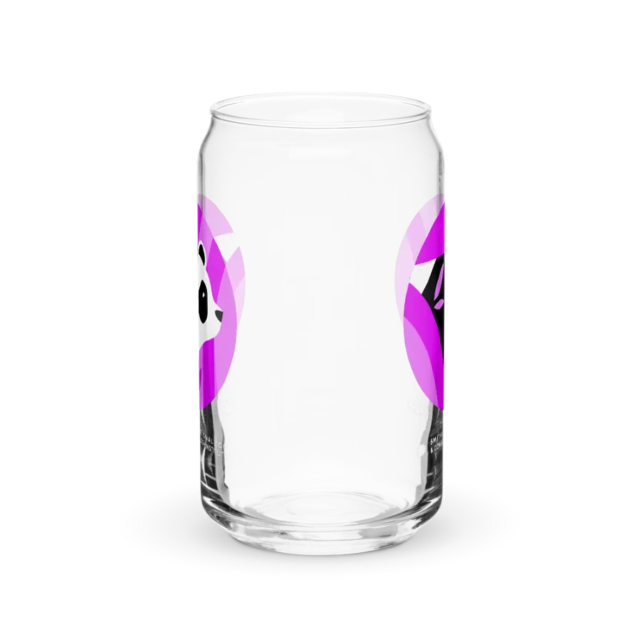 Pandas Are Here Glass (Purple) Image 3