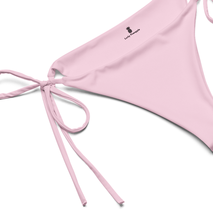 Baby Pink Solid Color String Bikini Bottom product image (1)