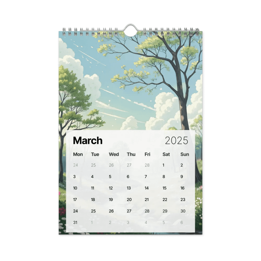 MAGICAL ANIME SEASONS WALL CALENDAR 2025 product image (9)