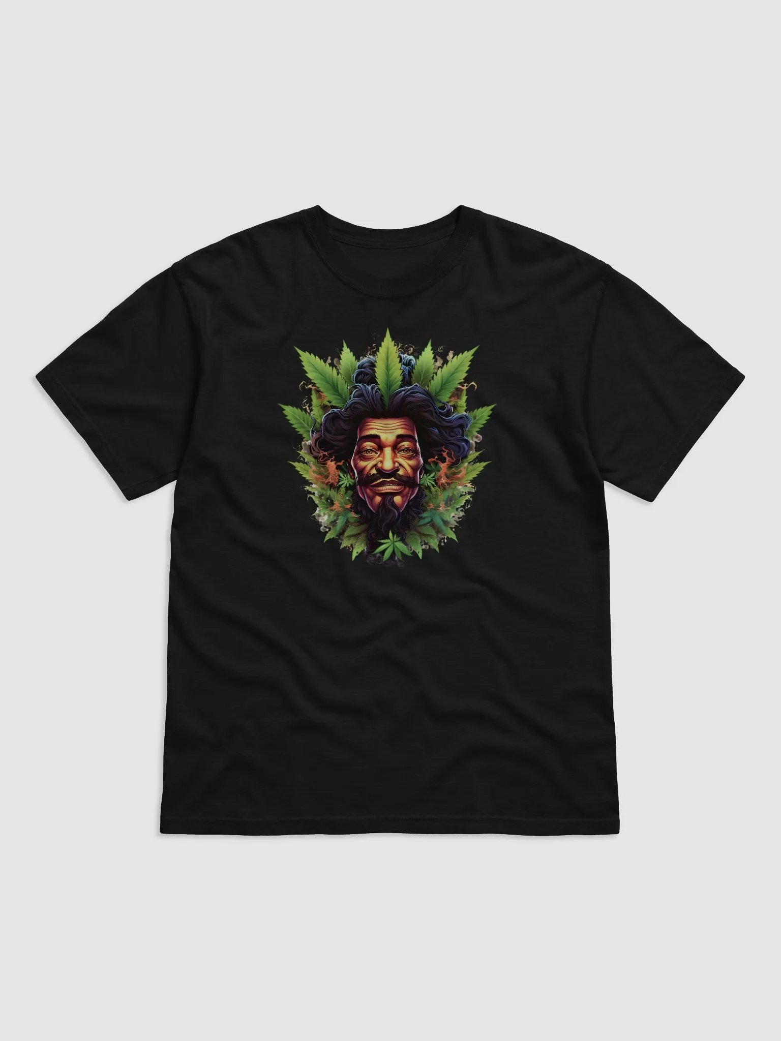 Rastaman 420 Happy Stoner T-Shirt – Vibrant Cannabis Culture Tee product image (2)