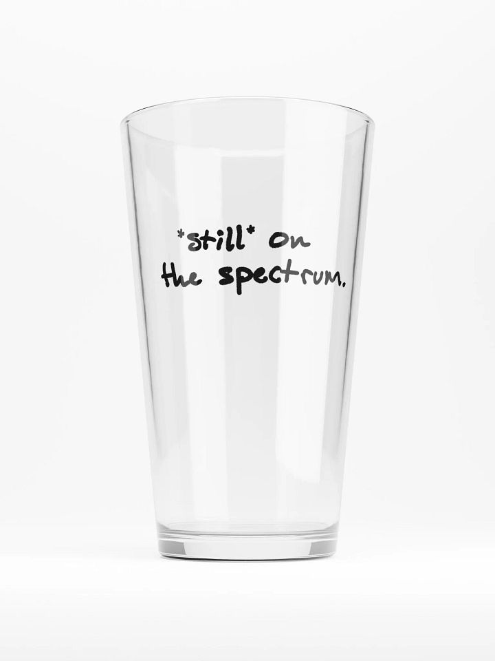 *still* on the spectrum pint glass product image (1)