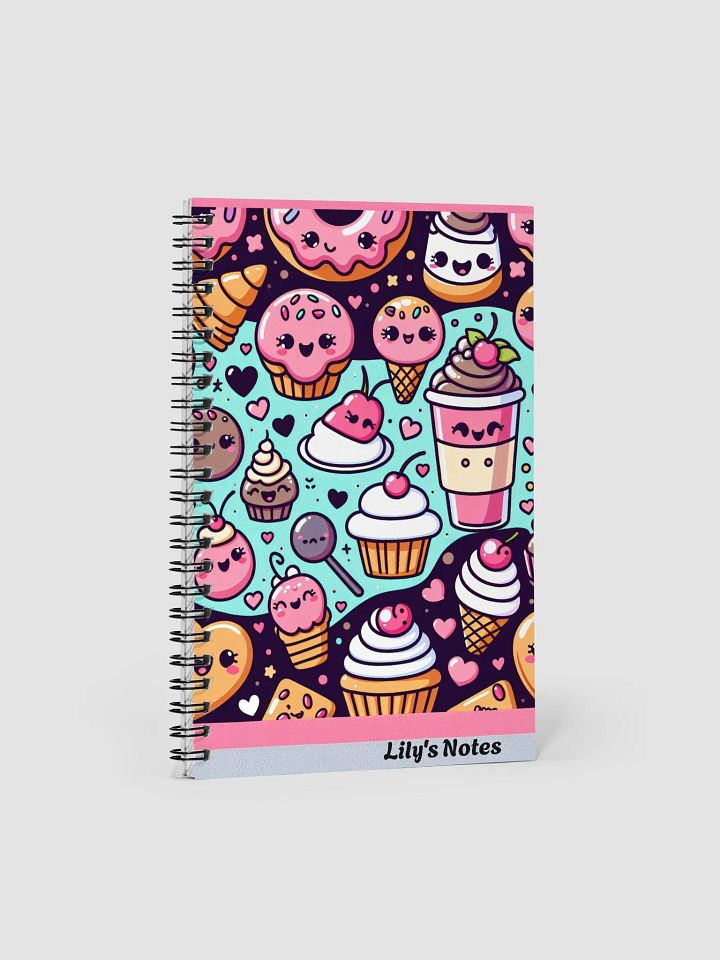 Lily's Notes Cute Desserts Notebook product image (1)