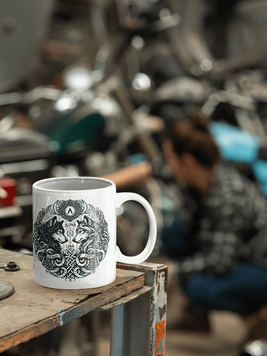 Alpha & Luna Wolf Ceramic Mug product image (1)