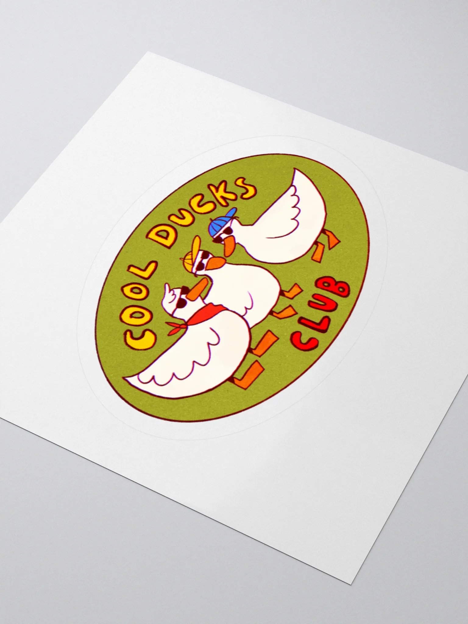 Cool Ducks Club Sticker product image (4)
