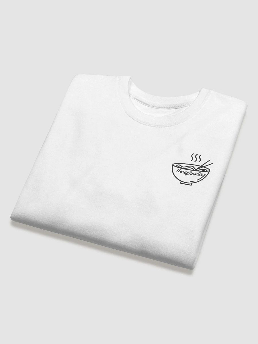 Simplistic NerdyNoodle Emblem Long Sleeve (White) product image (3)