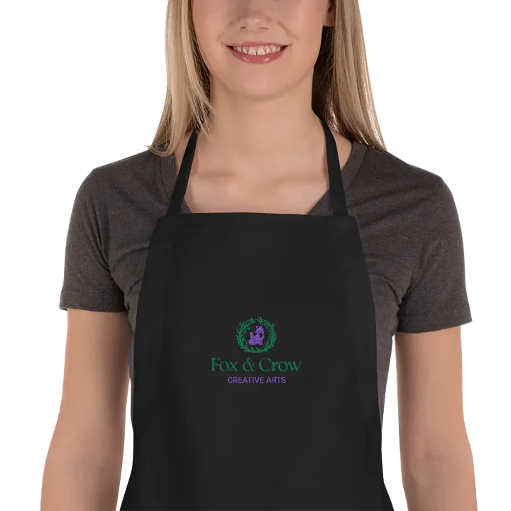 Fox & Crow Embroidered Apron product image (1)