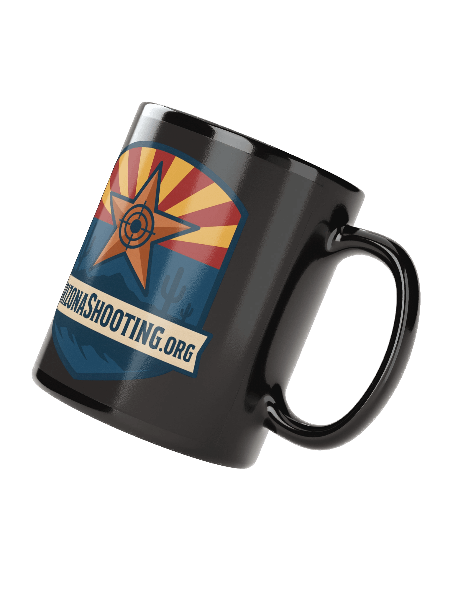 AZS Mug - Black (Dual Logo) product image (3)
