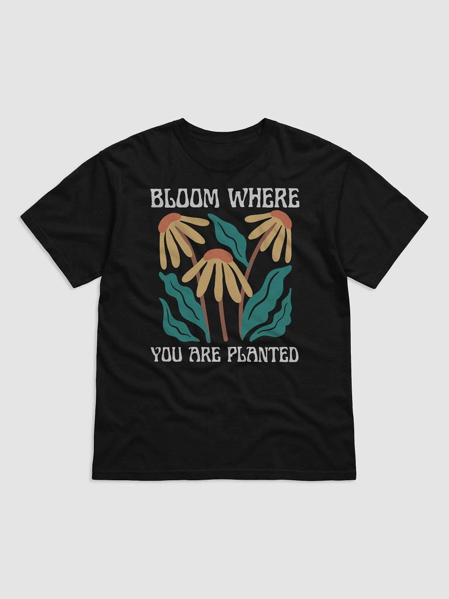 Bloom Where You Are Planted Boho Floral T-shirt, Cute Comfort Colors Flower Graphic Tee Gift For Women product image (4)
