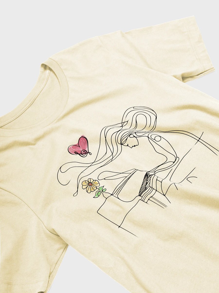 Piano Player Young Woman with Heart T-Shirt product image (26)