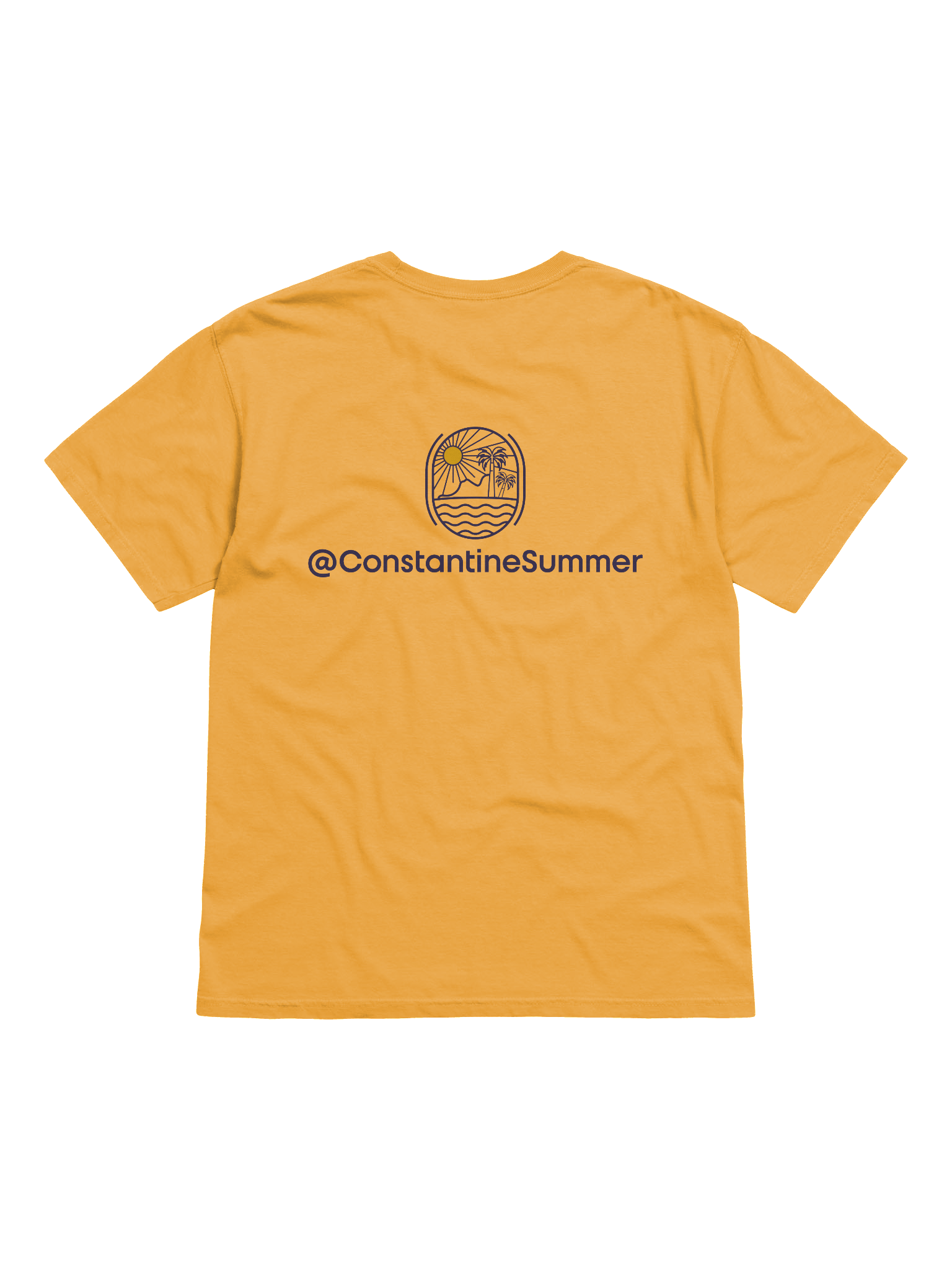 @CONSTANTINESUMMER: TROPICAL SUNSET VIBE T-SHIRT BY COMFORT COLORS (YELLOW) product image (2)