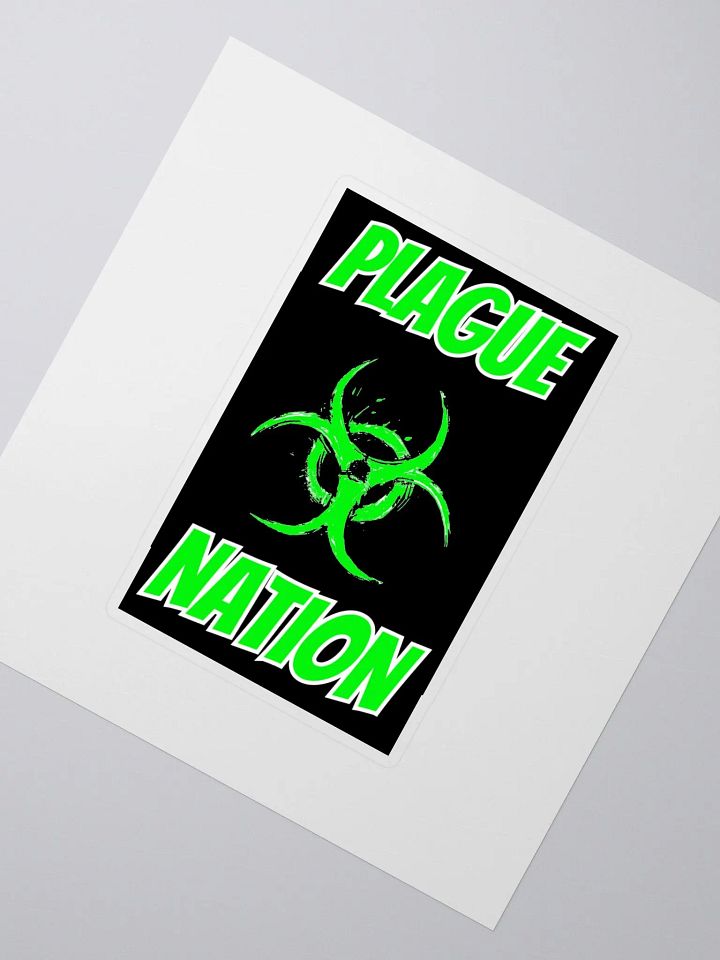 PLAGUE NATION Biohazard sticker product image (2)