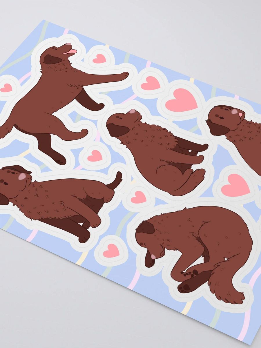 Cute Chesapeake Bay Retriever Sticker Sheet product image (3)