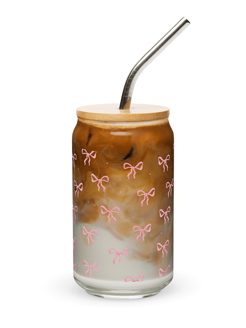 Pretty in Pink Glass Tumbler