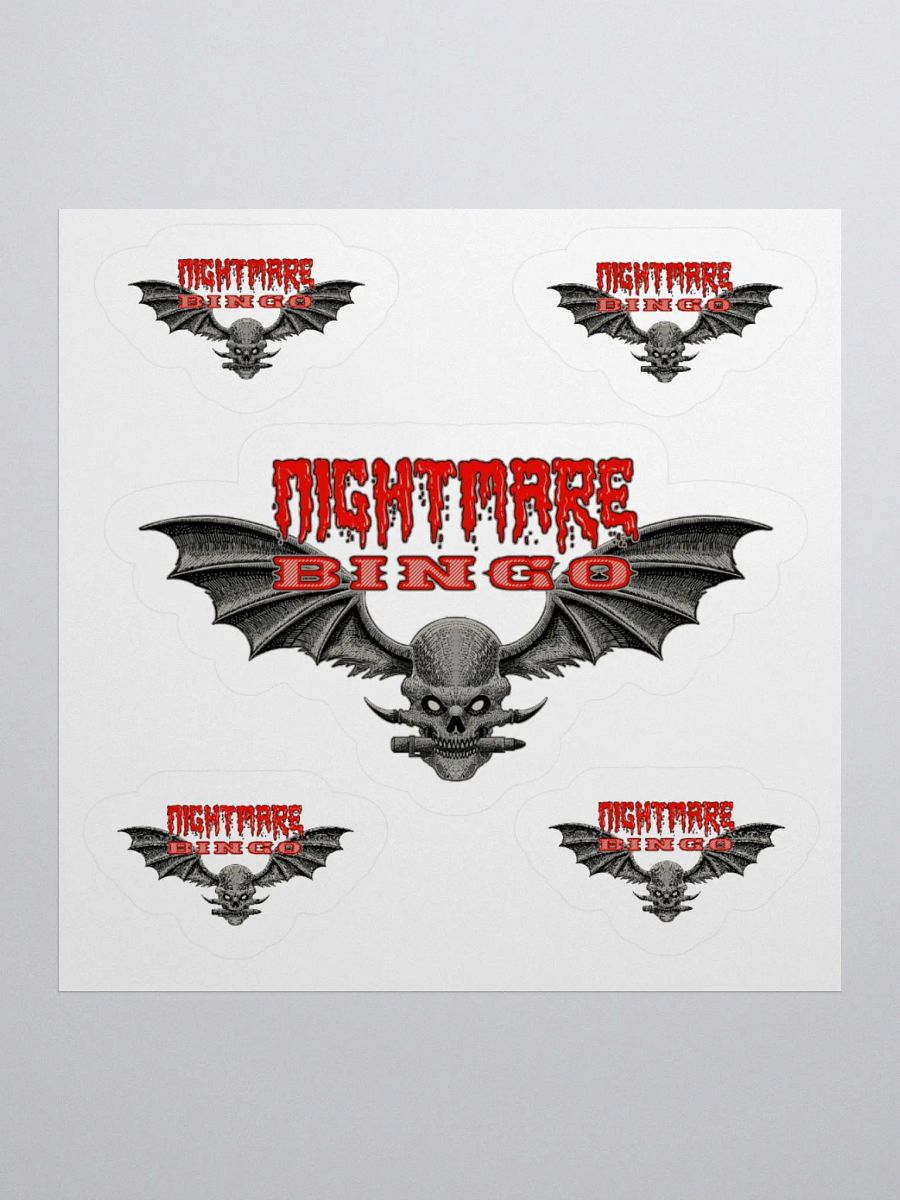 Nightmare Bingo Stickers product image (1)