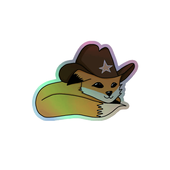 Holo-Fox Cowboy Sticker Pack product image (2)
