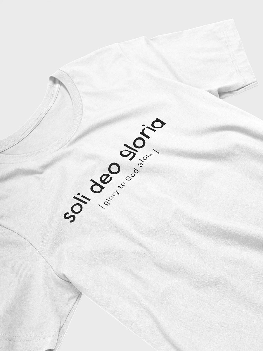 Glory to God Alone - Unisex White product image (3)