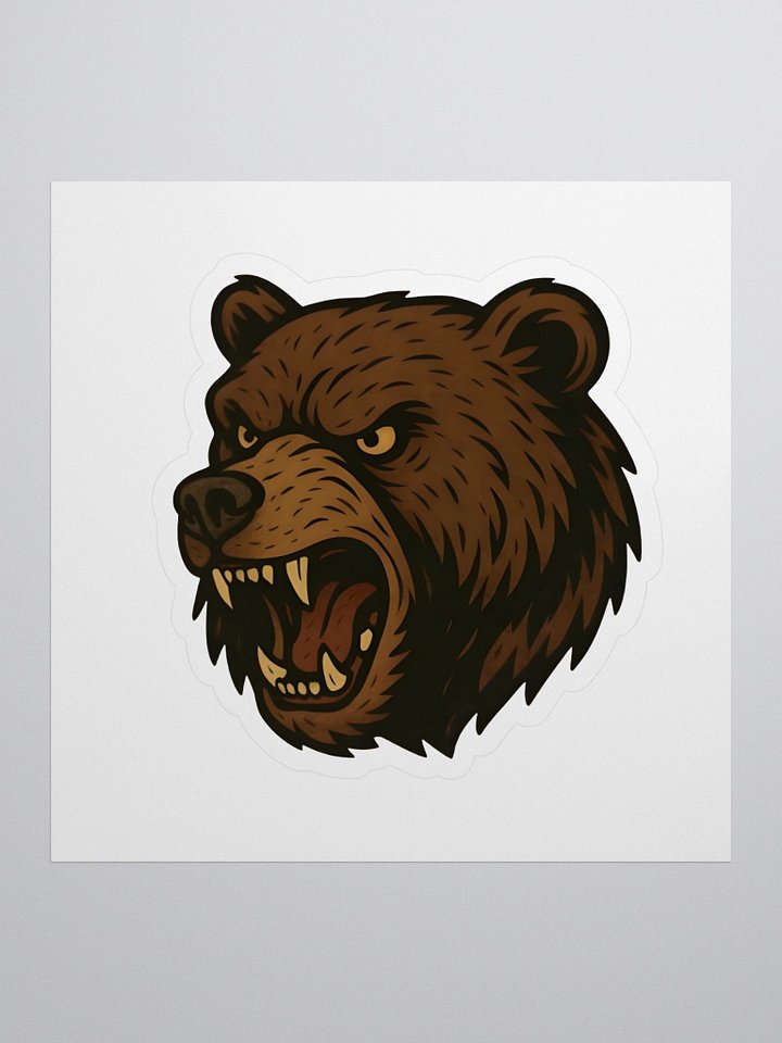 Яaging Bears Sticker product image (1)
