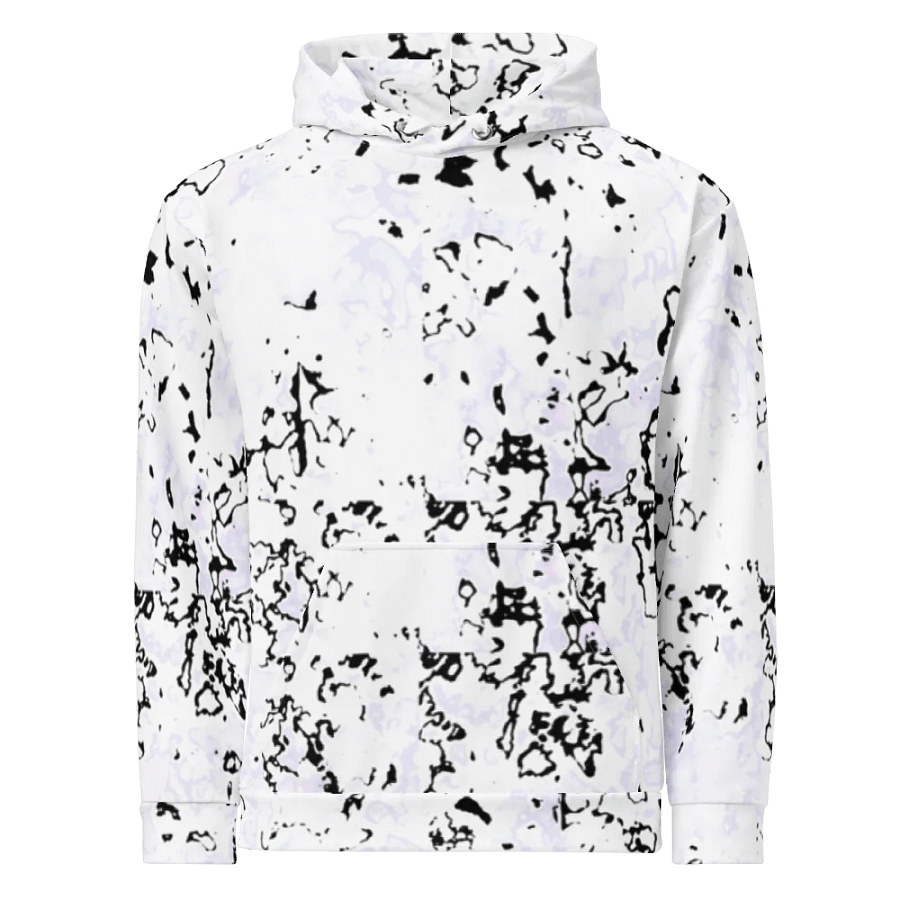 Abstract Nearly Monochrome Unisex Pull Over Hoodie product image (3)