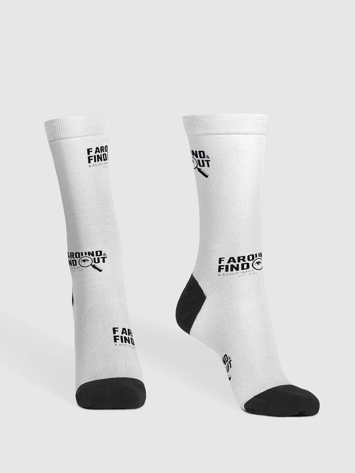 F Around Eco-Friendly Crew Socks product image (2)