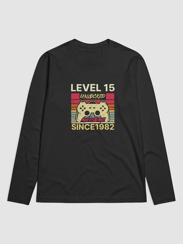 Level 15 Unlocked Long Sleeve Tee product image (1)