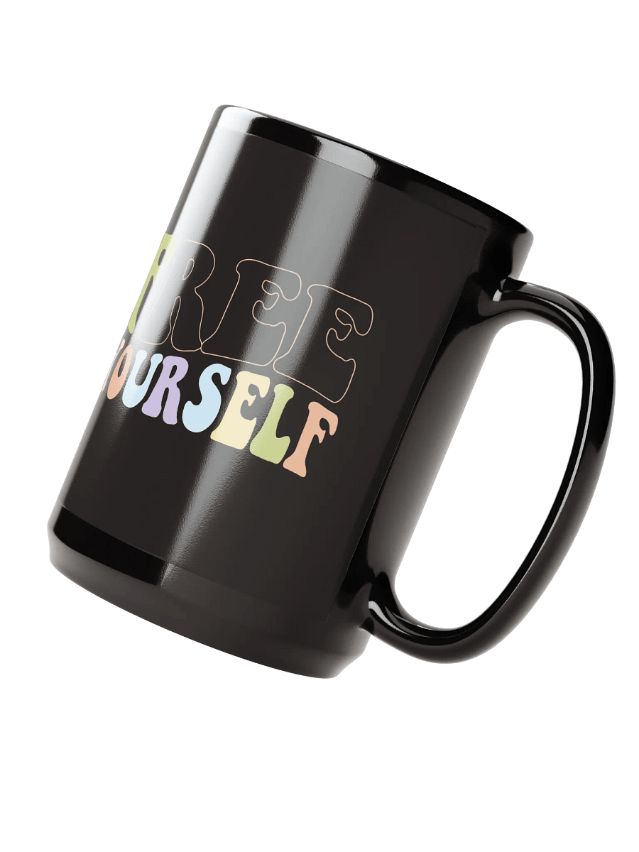 Free Yourself Large Black Mug product image (2)