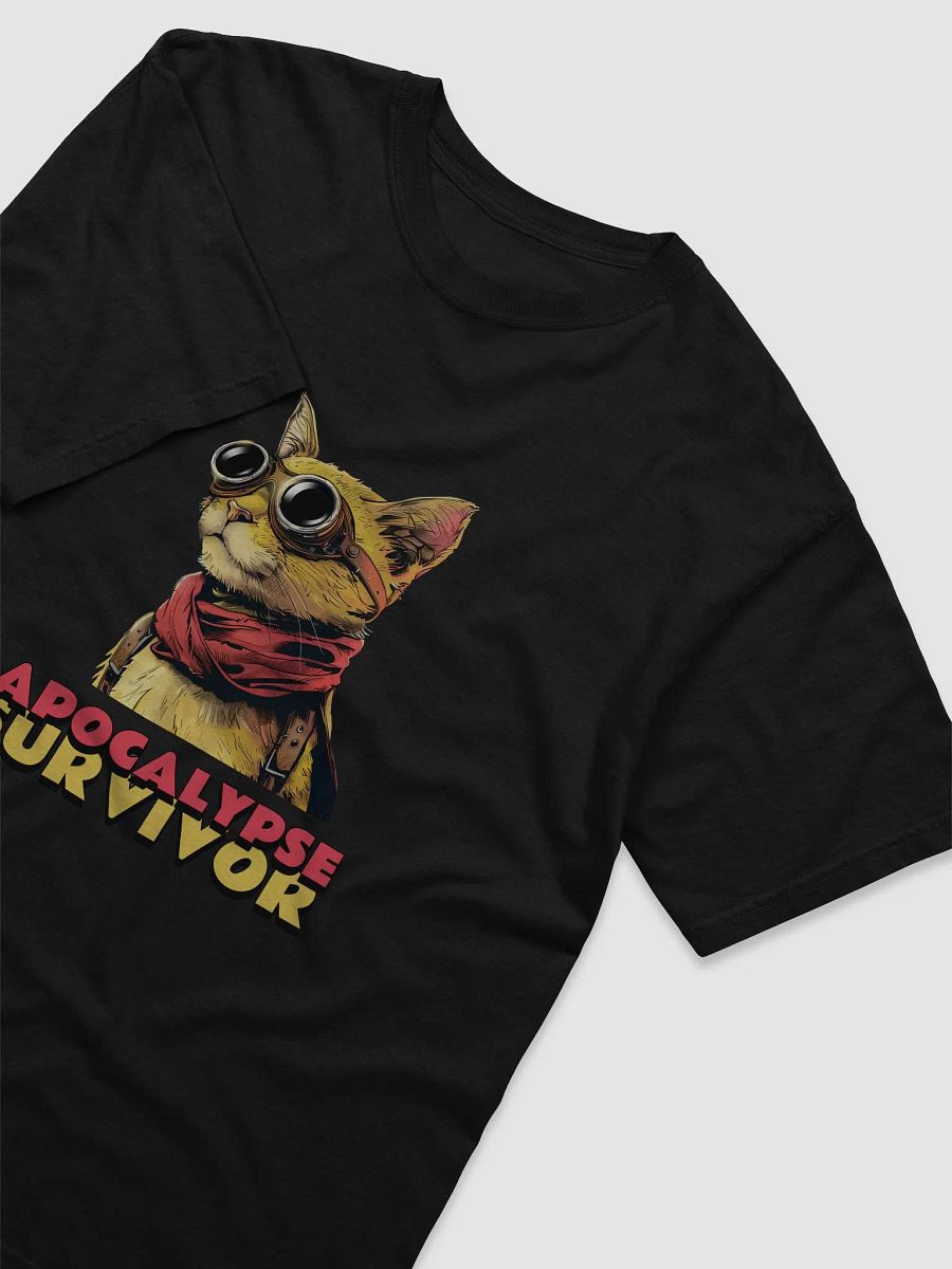 Apocalypse Survivor Cat Aviator T-Shirt product image (39)