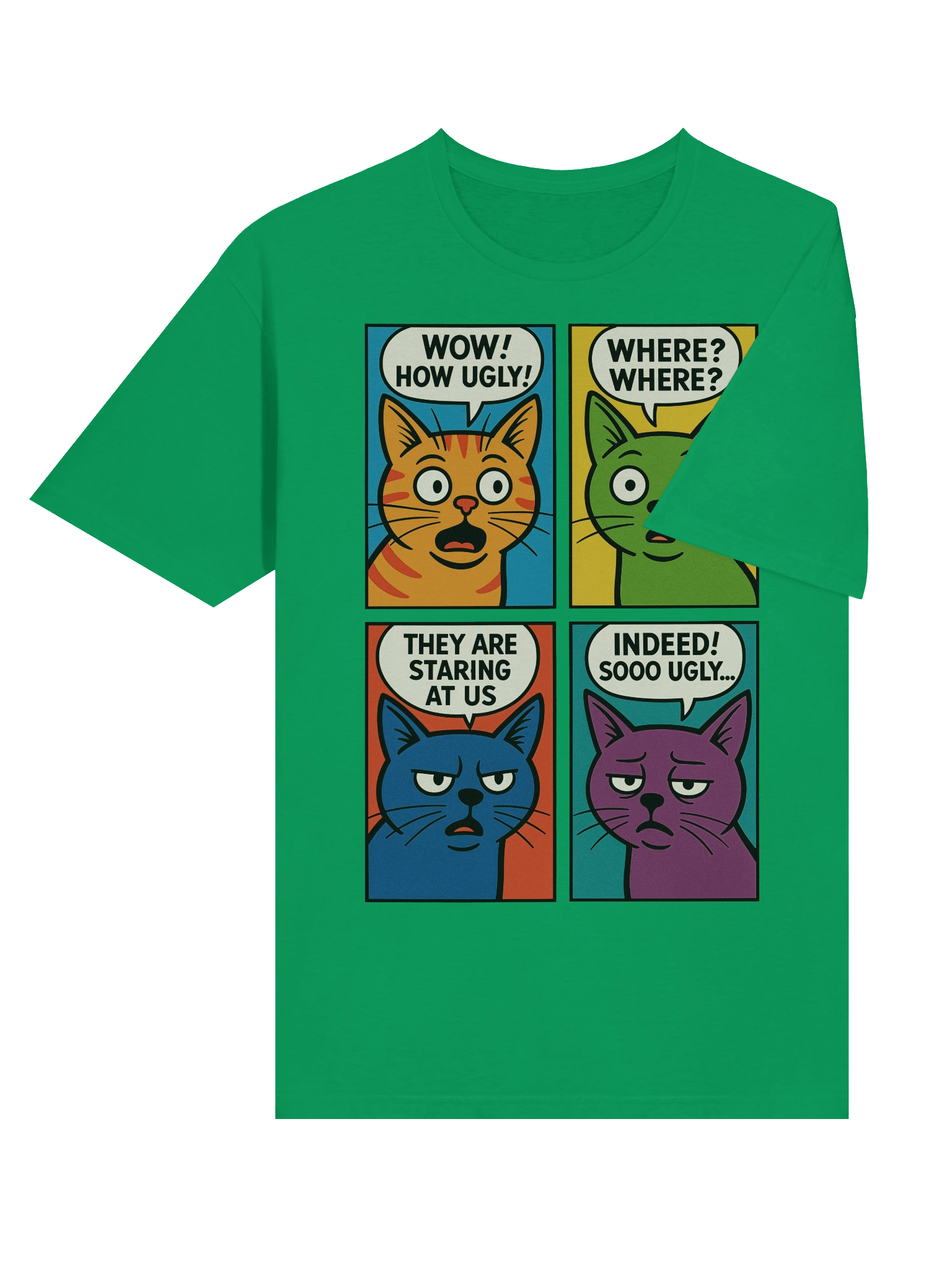 No halo cats pop art tee product image (51)
