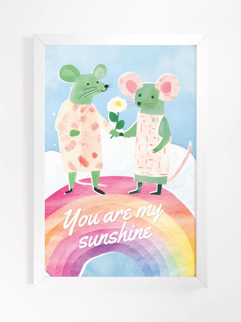 'You Are My Sunshine' Framed High-Quality Matte Poster
